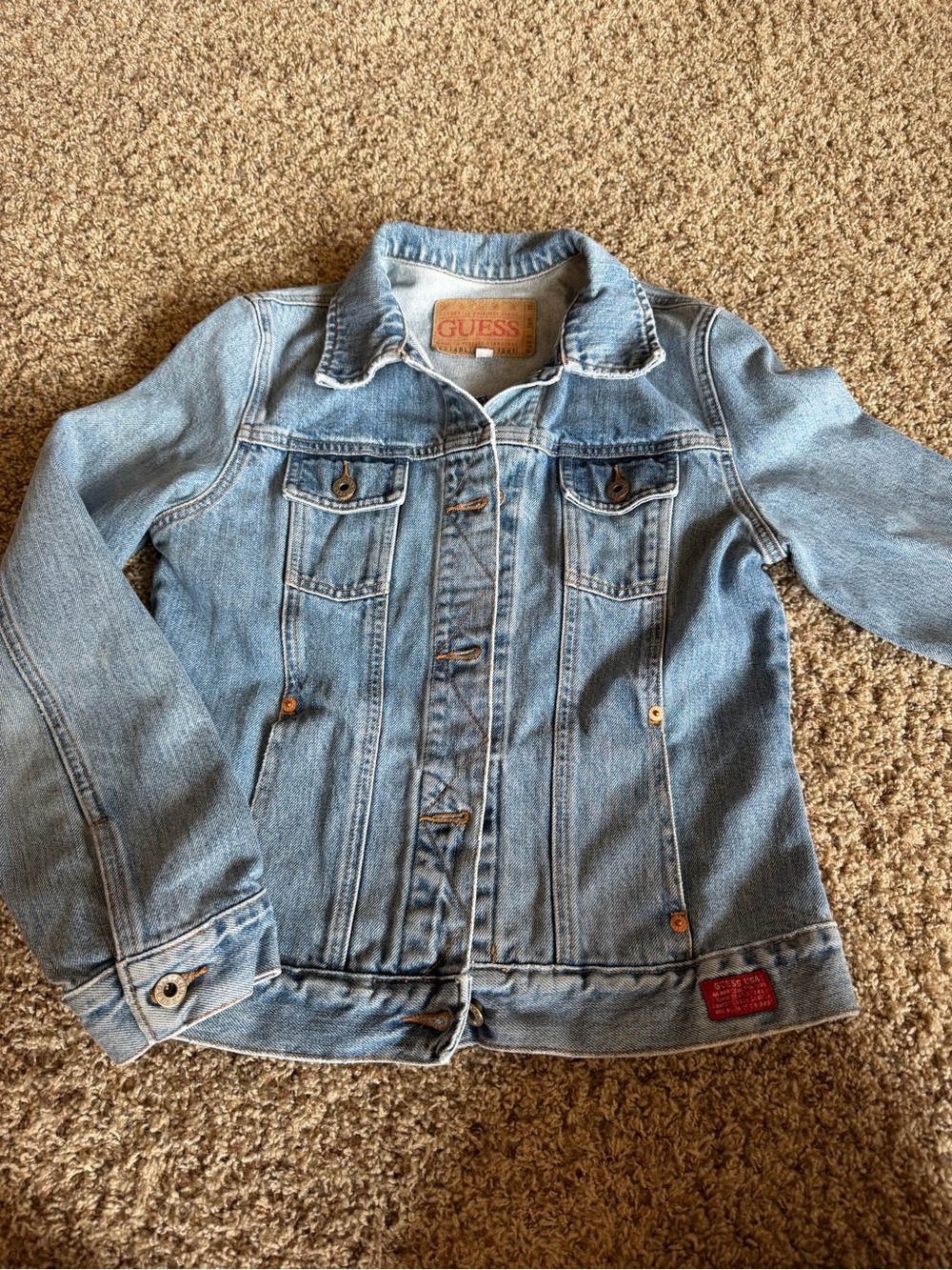 Vintage GUESS Light Blue Denim Jacket